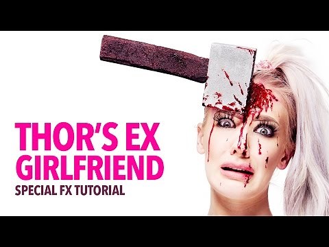 Easy gore halloween makeup tutorial
