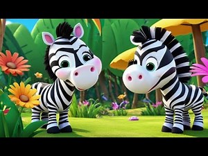Zooming Zebra Zippity Zap | Fun Nursery Rhyme for Kids | Baby Songs | Kids Music