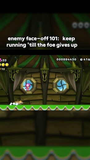 Toadette's face off with Lemmy, first boss fight in Mario U Deluxe. #supermariobros