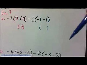 Evaluate expressions with negative numbers using PEMDAS: 18 - 8(1 - 11) and -3(7 - 9) - 6(-1 - 1)
