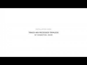 Track 48V Recessed Trimless - 90° connection inside | Installation | Modular Lighting Instruments