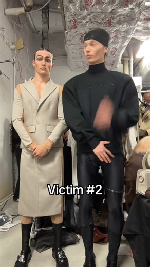 Backstage prank… @Calum Harper | Kit Price