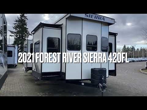 New 2021 SIERRA 420FL Destination trailer walkthrough