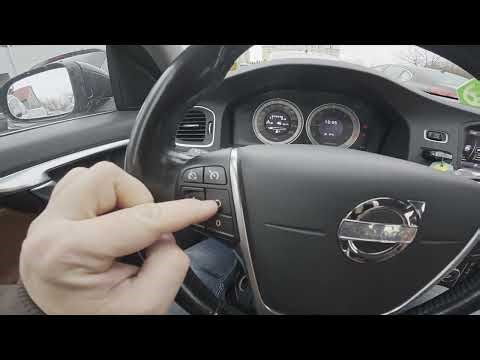 Volvo S60 II (2010-2019) – How to Enable or Disable Speed Limiter
