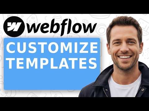 Webflow Template Tutorial For Beginners How To Customize Webflow Templates