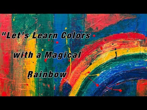"Learn English Colors with Fun Rainbow & Cloud Coloring – Perfect for Kids