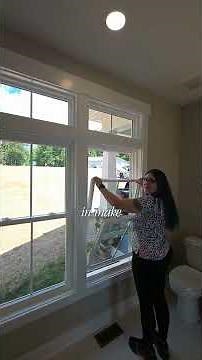 How To Open And Clean Double Hung Windows