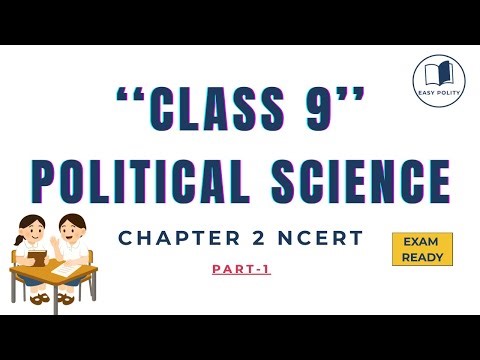 Class 9 Political Science | Chapter 2 | Constitutional Design | Part 1