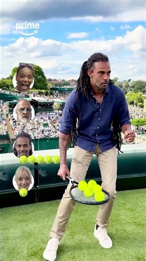 Around the World Challenge at Wimbledon! Could you do it too? #Wimbledon #PrimeVideo