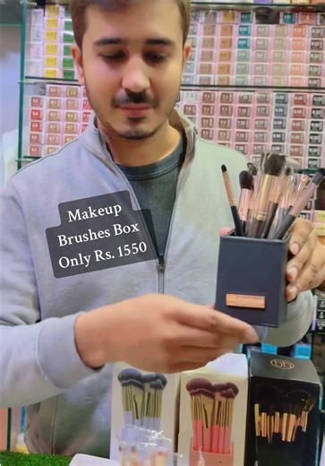 Makeup Brushes Box Only 1750. #sabircosmetics #holesaleshop #03038207100 #foryou #viral Sabir Cosmetics Danial Sabir All types of branded Makeup, skin and body Care products available. Online Delivery Available All Pakistan. If you want anything then contact our WhatsApp number: 0303-8207100 Or Visit Our Shop. Address
