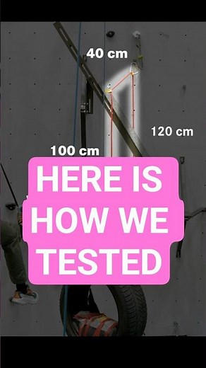Trying to compare ropes in dynamic falling scenarios... 👀 #cutresistance #breaktest