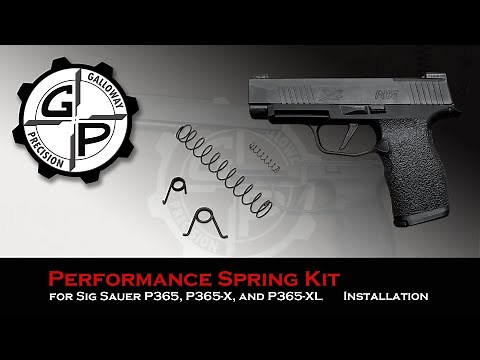 Sig Sauer P365 Performance Spring Kit Installation - Galloway Precision
