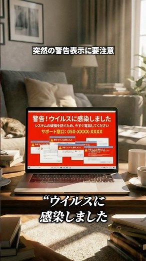 【“ウイルスに感染しました”と突然出たら】警告が出ても、まずは深呼吸して落ち着くことが大切💡 #アイネットテクノロジーズ #サイバーセキュリティ #セキュリティ #セキュリティー #セキュリティ対策