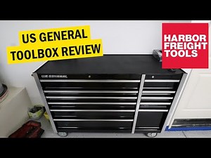 HARBOR FREIGHT US GENERAL 56" TOOLBOX UNBOXING/REVIEW 2021