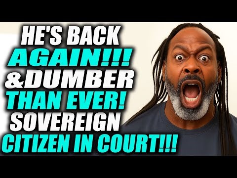 HE’S BACK!! Sovereign Citizen Gets OWNED by Judge in Court EPIC FAIL