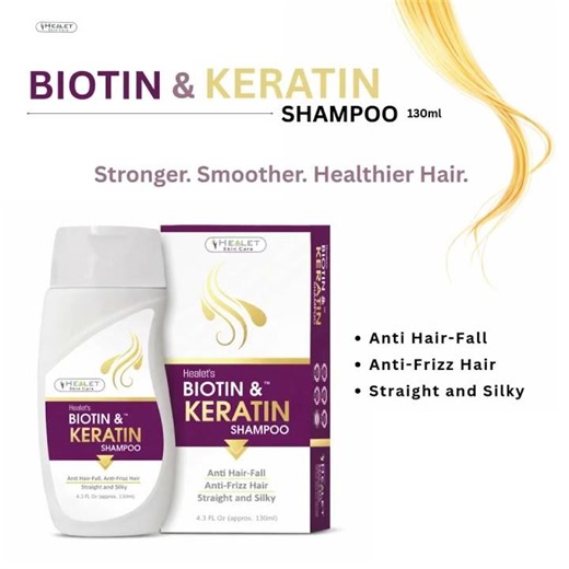 Stronger. Smoother. Shinier Hair | Biotin & Keratin Shampoo