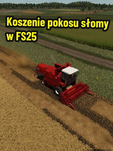 Mod koszenia pokosu słomy w FS25 — instalacja i użycie