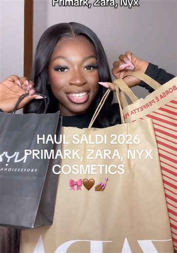 🛍️Haul saldi invernali 2026🛍️ @Primark @Nyx Cosmetics Italy @ZARA #haul #zara #nyx #primark #makeup