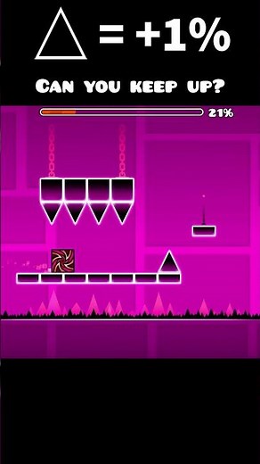 Jumper but every SPIKE speeds it up by 1%! #geometrydash #gd #jumper