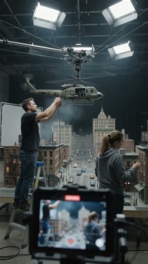 How They Filmed a Helicopter Crash in a Miniature City Incredible Movie Effects! 🚁💥🎬
