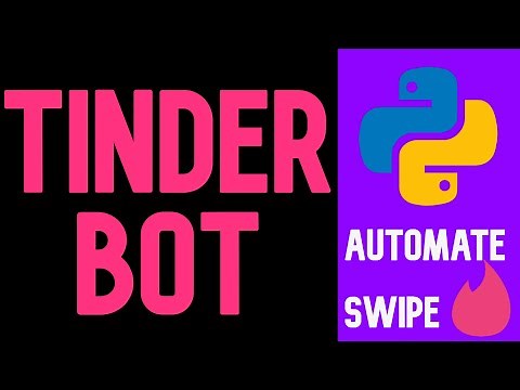 Automate tinder swipes with python bot [in 2 minutes]