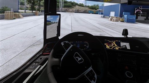 欧洲卡车模拟2 590 VR 雪月TAA光照版V2的VR表现如何