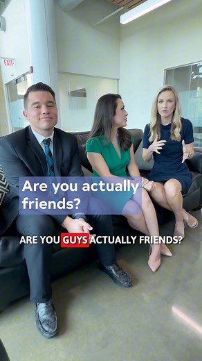 Getting to know our 4 p.m. and 9 p.m. team! Erin Conrad joined the team a couple of months ago, so Jonathan, Erin and Stacia all sat down to answer common questions they get asked 💬 | KOTV - News On 6