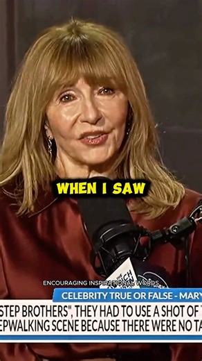 Mary Steenburgen tells a funny Step Brothers Story #shorts #funny