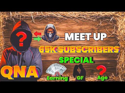 🤩I am Make a Qna Video 📷 In my youtube family And 65k special Video 🥰