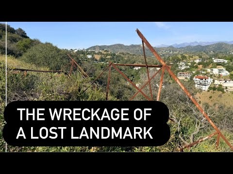 Hollywood’s OTHER Sign | In Search of the Lost , Demolished OUTPOST Sign | Secret Landmark in Ruins