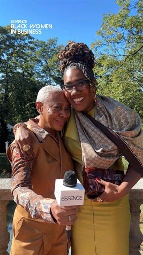 A love letter from your mama will always hit different! 🤎 Keia Clarke, CEO of the New York Liberty and this year’s Black Women In Business Honoree, brought her mother to celebrate the moment—and when we passed the mic, what followed was a mother-daughter exchange that made our hearts full. Here’s to the women raising the next generation of disruptors and game changers! #ESSENCEBWIB | Essence