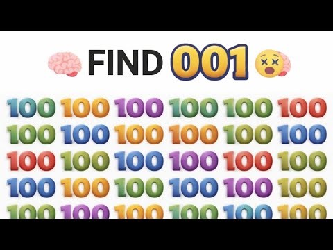 Find the Mistake #001 | Genius CanSolve This IQ Test Puzzl