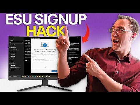 How to Get FREE Windows 10 Extended Security Updates (ESU) - The Local Account Trick