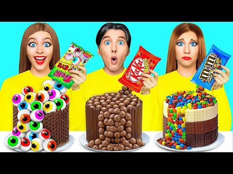 केक सजा चुनौती | मजेदार मुकबैंग Multi DO Challenge