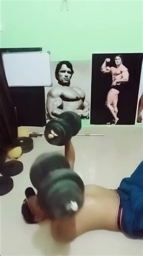 Build a Bigger Chest with Dumbbell Press 💪 | Home Chest Workout #Shorts