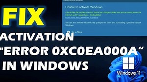 Fix Activation "error 0xC0EA000A" on Windows 11/10