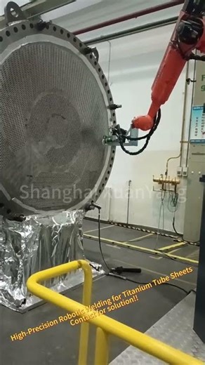Precision Robotic Welding: Titanium Tube-to-Tube Sheet Assembly with KUKA