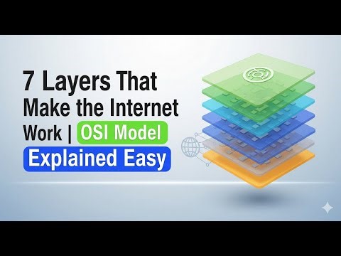 7 Layers That Make the Internet Work | OSI Model Explained Easy