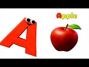 ABC Phonics Song - A is for Apple | Learn Alphabet Sounds A to Z for Kids