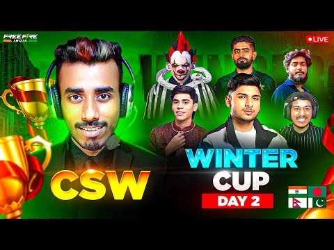 CSW WINTER CUP 🏆 ROUND 1 🤩 DAY 2 🎁 NXT, NG, APX7, ZM, NL, XT, HBF 🔴 #nonstopgaming #classy #cswlive