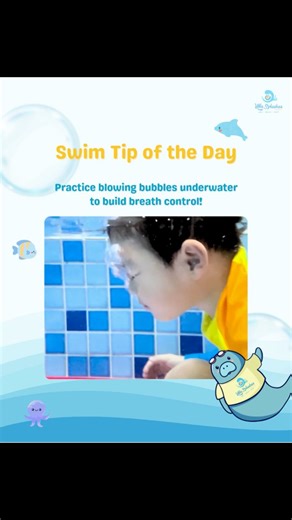 Blowing bubbles underwater helps swimmers stay calm, control their breath, and build confidence in the water 﫧 #littlesplashes #swimmingtips #kidsswimminglessons | Little Splashes Aquatics | Facebook
