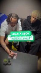 MOJI x SBOY offrent un CD à un fan!