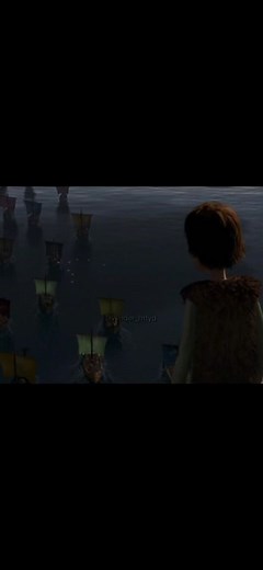 This parallel of Hiccup seeing Stoick’s ship leave #hiccuphaddock #httyd #stoickthevast #httyd2 #mybloodelliegoulding #chiefofberk #vikingfuneral #howtotrainyourdragon #httydedits #haddockfamily