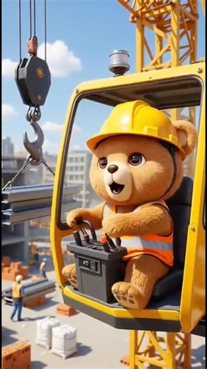 Amazing ai 🤖 construction hero one man in construction 🦺 #foryou #cartoon #funny #fyp #foryoupage