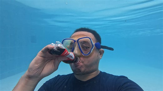 Rence01 on Instagram: "Dali Cola vs Dali Python Energy Drink & Burp Underwater"