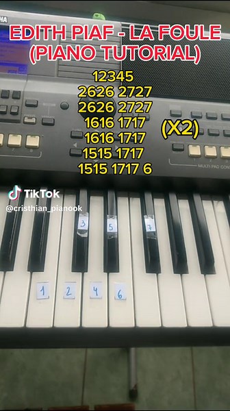 Learn to Play 'La Foule' on Piano with This Tutorial