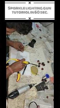 sparkle lighting gun full short tutorial in 60 sec #youtubeshorts #tutorial #ytshorts #vashuproducts