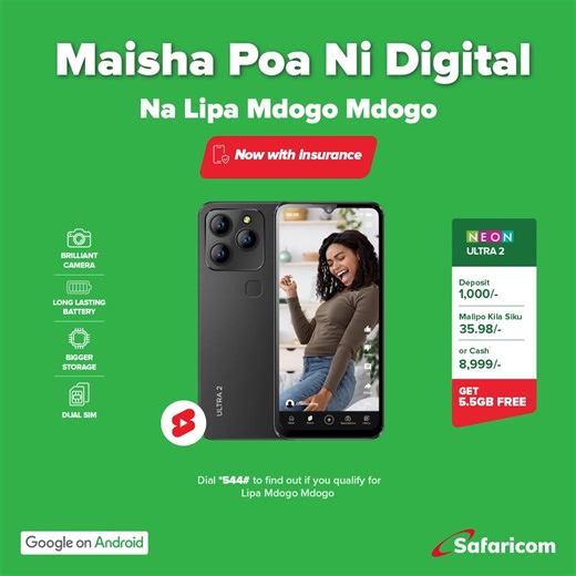 38K views · 3.5K reactions | PRICE DROP ALERT! Get the Neon Ultra 2 at 10% OFF . Upgrade now and enjoy a smarter digital experience. Visit a Safaricom shop near you today! #LipaMdogoMdogo #MaishaPoaNiDigital | Safaricom PLC | Facebook