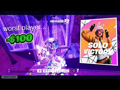 How I Didn't Win The Solo Victory Cup 😭