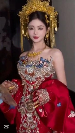 💗😫🎀Traditional Vietnamese Wedding Dress #makeup #cozygirl #beauty #weddingdress
